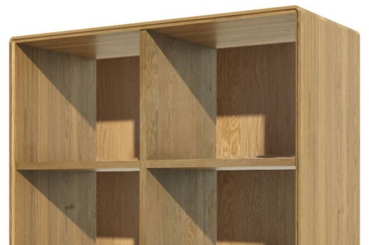 Product photograph of Homestyle Gb Scandic Oak Small Bookcase from Choice Furniture Superstore.
