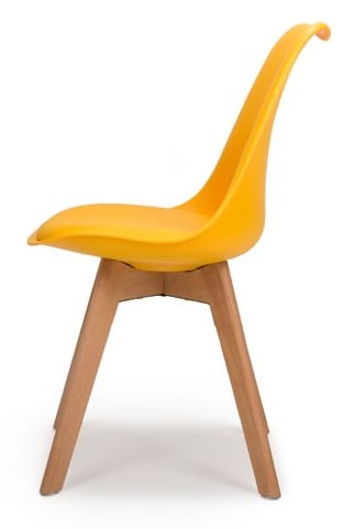 Product photograph of 4 X Urban Yellow Dining Chair from Choice Furniture Superstore.