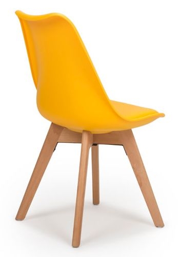 Product photograph of 4 X Urban Yellow Dining Chair from Choice Furniture Superstore.