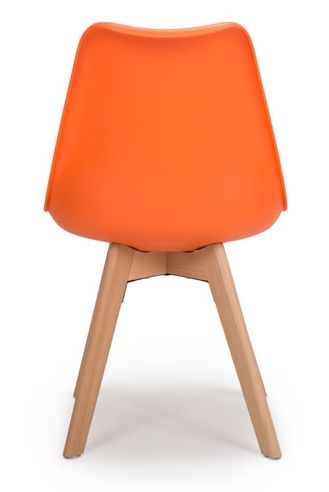 Product photograph of 4 X Urban Orange Dining Chair from Choice Furniture Superstore.