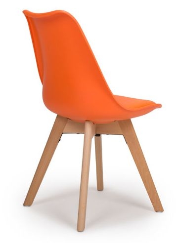 Product photograph of 4 X Urban Orange Dining Chair from Choice Furniture Superstore.