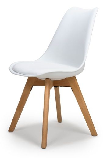 Product photograph of 4 X Urban White Dining Chair from Choice Furniture Superstore.