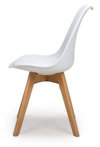 Product photograph of 4 X Urban White Dining Chair from Choice Furniture Superstore.