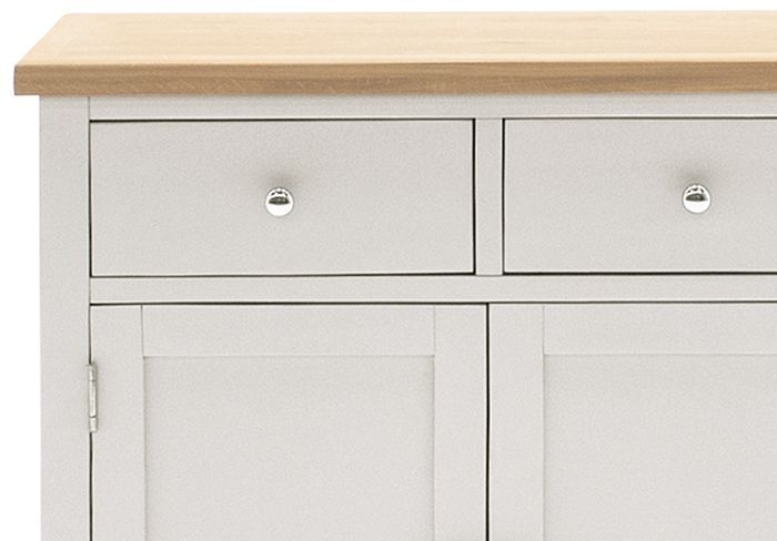 Product photograph of Vida Living Ferndale Grey Painted Sideboard from Choice Furniture Superstore.