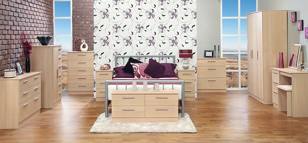 Product photograph of Contrast Elm Wood Small Dressing Mirror from Choice Furniture Superstore.