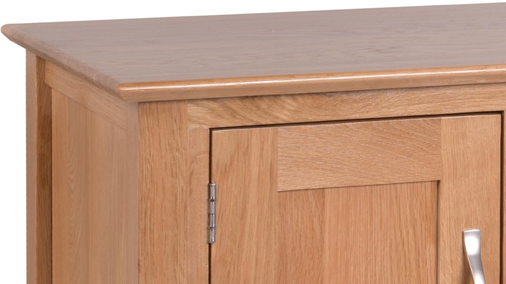 Product photograph of Nimbus Oak 120cm Tv Unit from Choice Furniture Superstore.