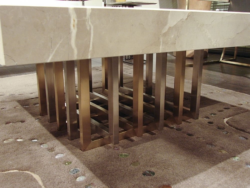 Product photograph of Stone International Cage Occasional Table - Marble And Metal from Choice Furniture Superstore.