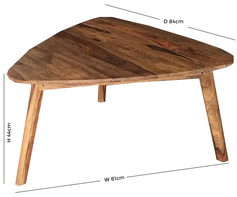 Product photograph of Gangtok Sheesham Wood Coffee Table from Choice Furniture Superstore.