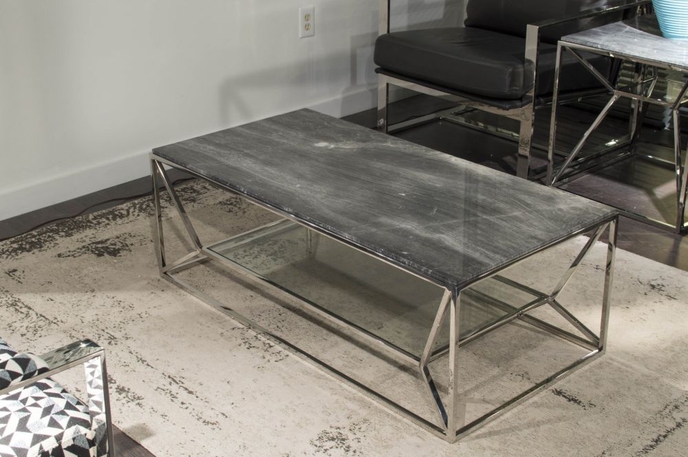 Product photograph of Stone International Ginza Marble And Metal Occasional Table from Choice Furniture Superstore.