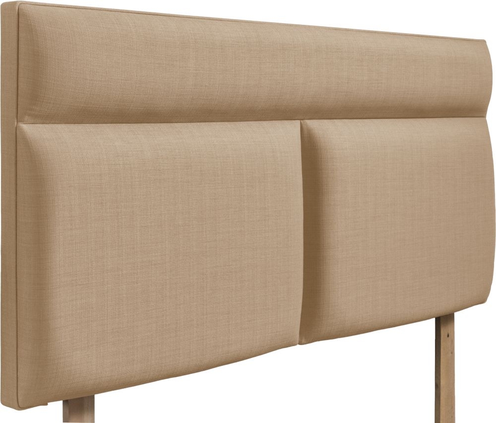 Product photograph of Bella Oatmeal Fabric Headboard from Choice Furniture Superstore.