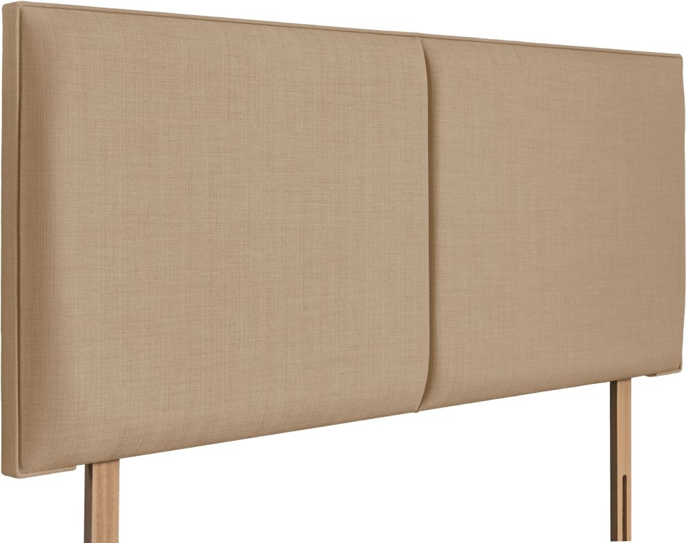 Product photograph of Cairo Oatmeal Fabric Headboard from Choice Furniture Superstore.