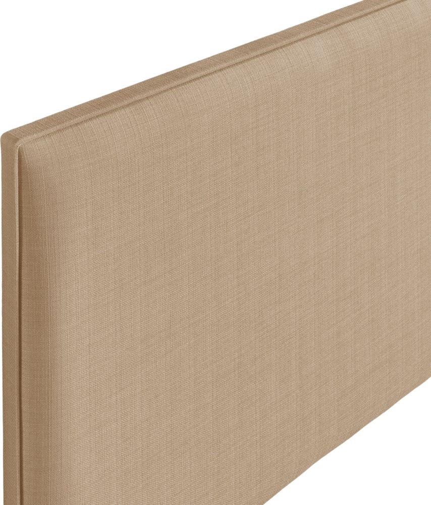 Product photograph of Cairo Oatmeal Fabric Headboard from Choice Furniture Superstore.