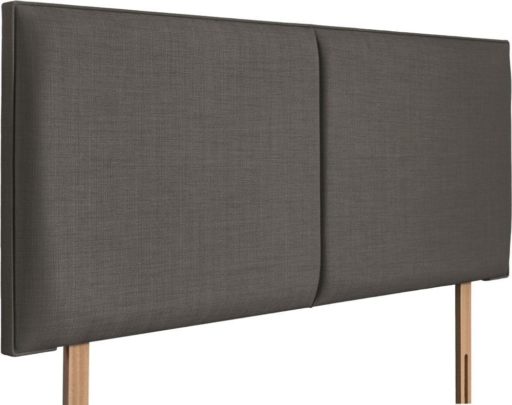 Product photograph of Cairo Slate Fabric Headboard from Choice Furniture Superstore.