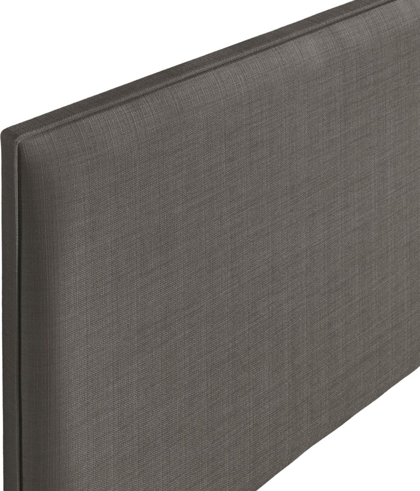 Product photograph of Cairo Slate Fabric Headboard from Choice Furniture Superstore.