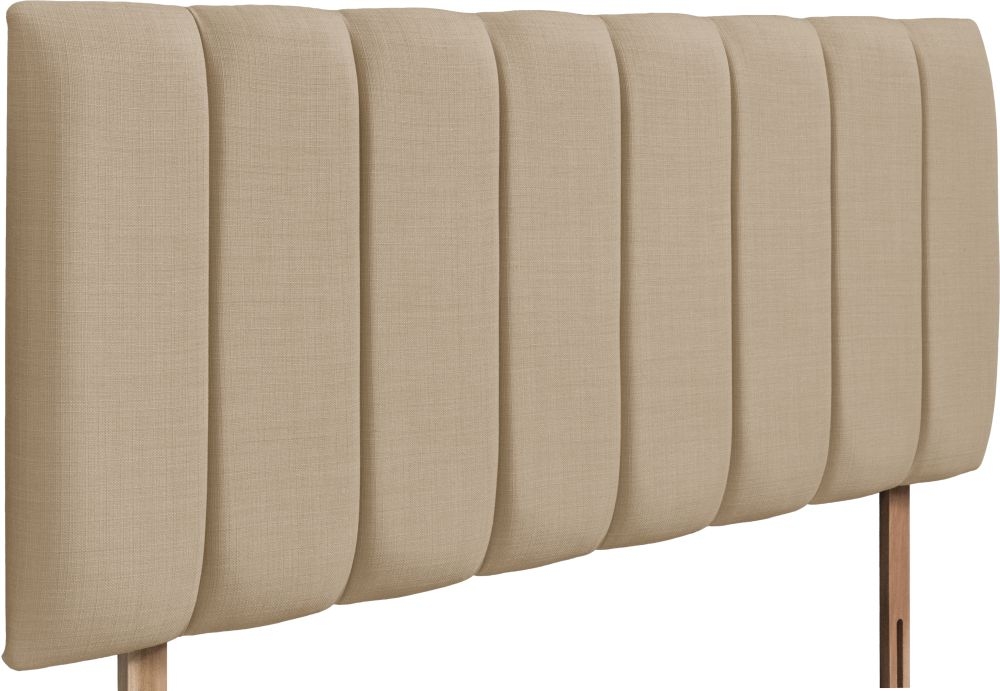 Product photograph of Florence Beige Fabric Headboard from Choice Furniture Superstore.