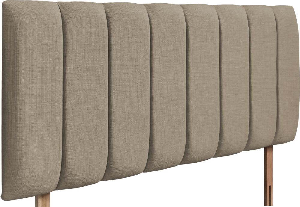 Product photograph of Florence Fudge Fabric Headboard from Choice Furniture Superstore.