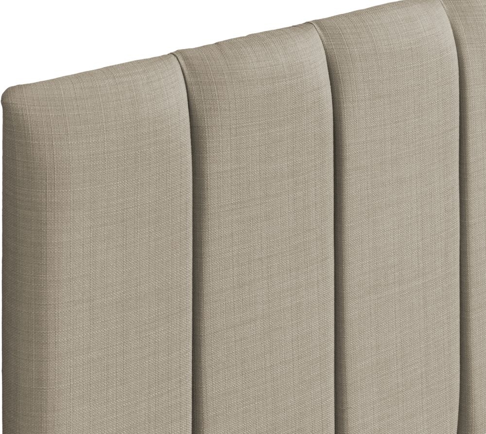 Product photograph of Florence Fudge Fabric Headboard from Choice Furniture Superstore.
