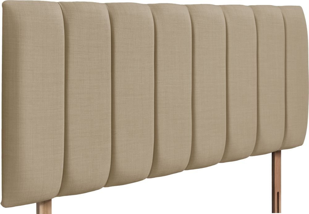 Product photograph of Florence Sand Fabric Headboard from Choice Furniture Superstore.