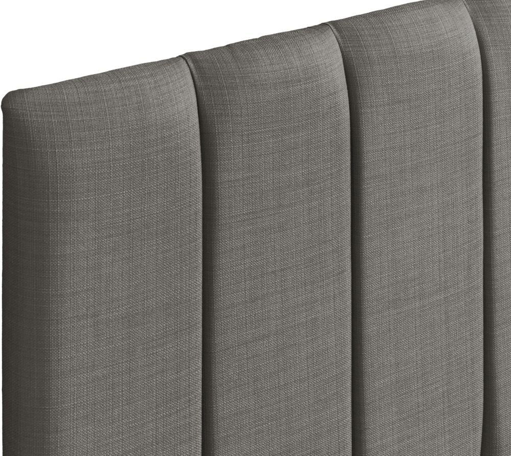 Product photograph of Florence Slate Fabric Headboard from Choice Furniture Superstore.
