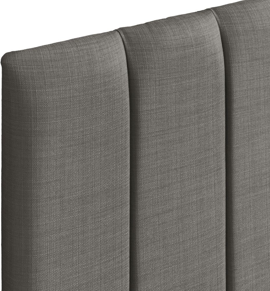 Product photograph of Florence Grand Slate Fabric Headboard from Choice Furniture Superstore.