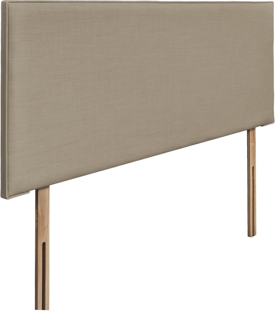 Product photograph of Luxor Fudge Fabric Headboard from Choice Furniture Superstore.