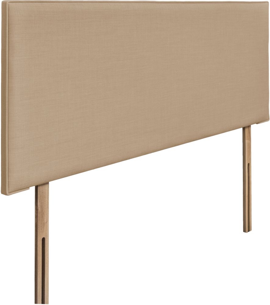 Product photograph of Luxor Oatmeal Fabric Headboard from Choice Furniture Superstore.