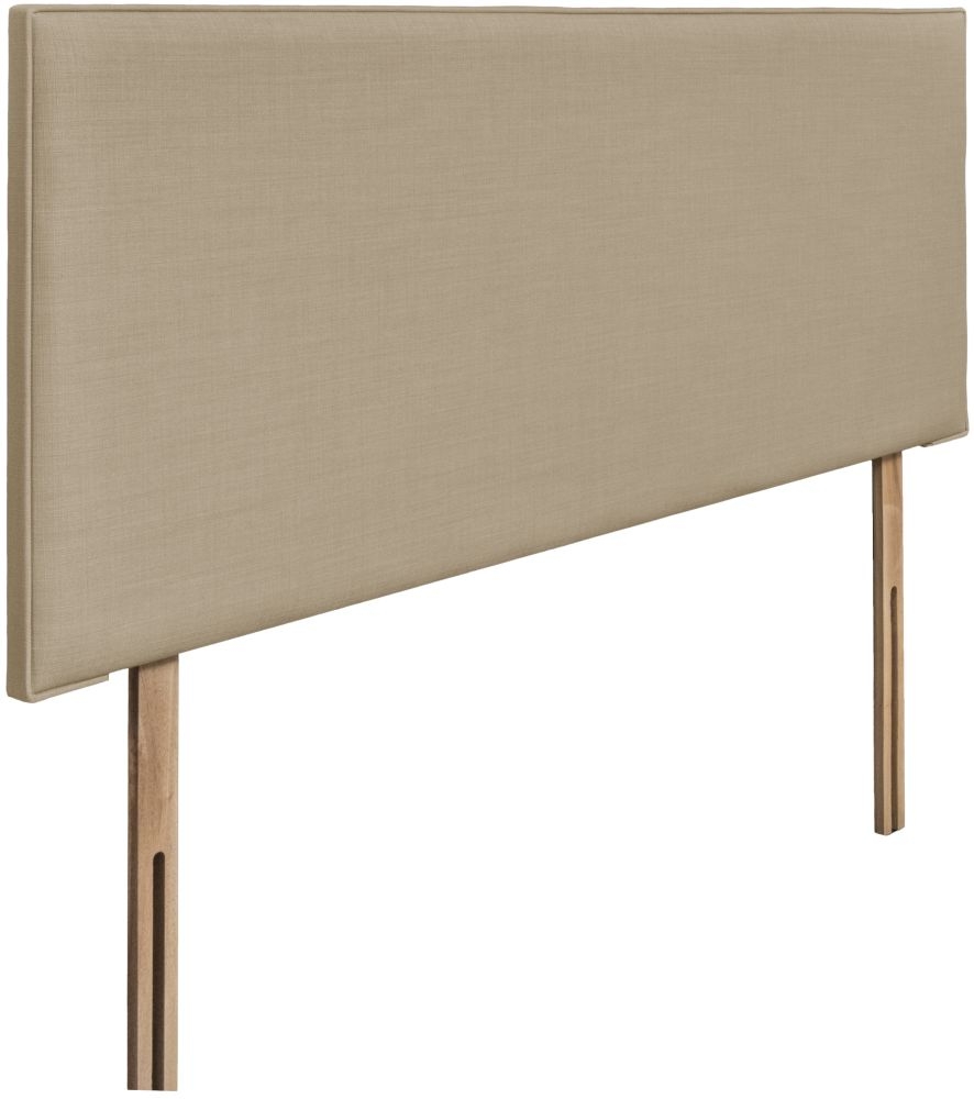 Product photograph of Luxor Sand Fabric Headboard from Choice Furniture Superstore.