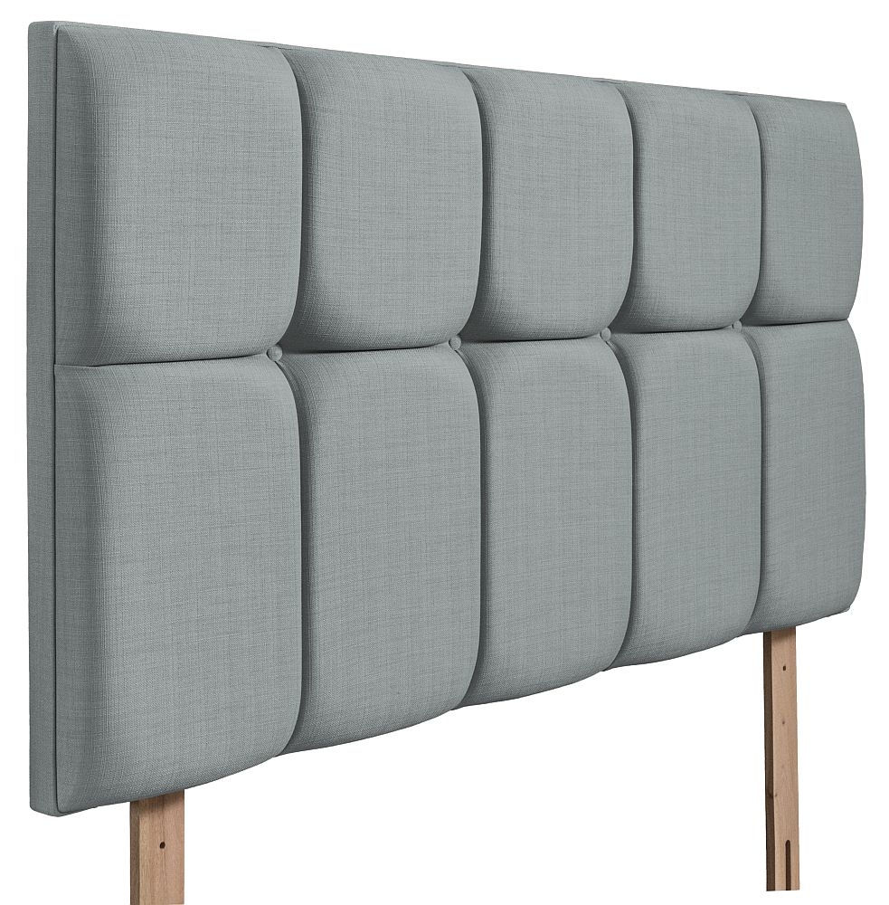 Product photograph of Milan Sky Fabric Headboard from Choice Furniture Superstore.