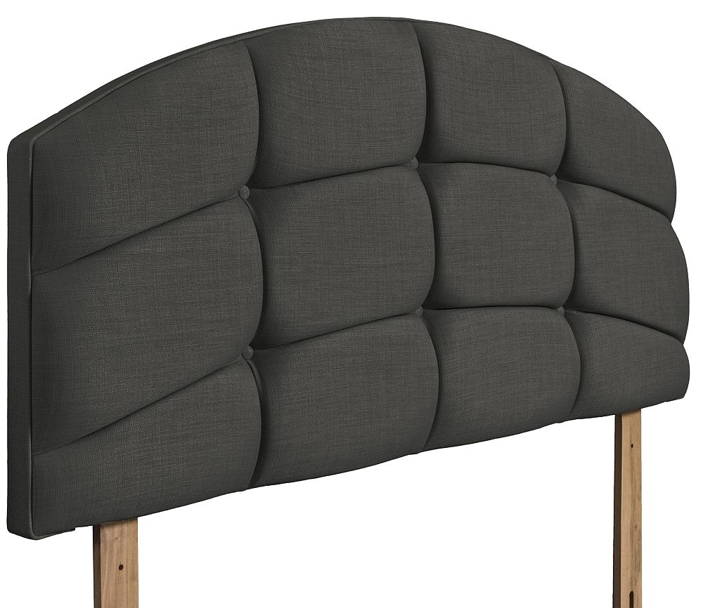 Product photograph of Pesaro Granite Fabric Headboard from Choice Furniture Superstore.