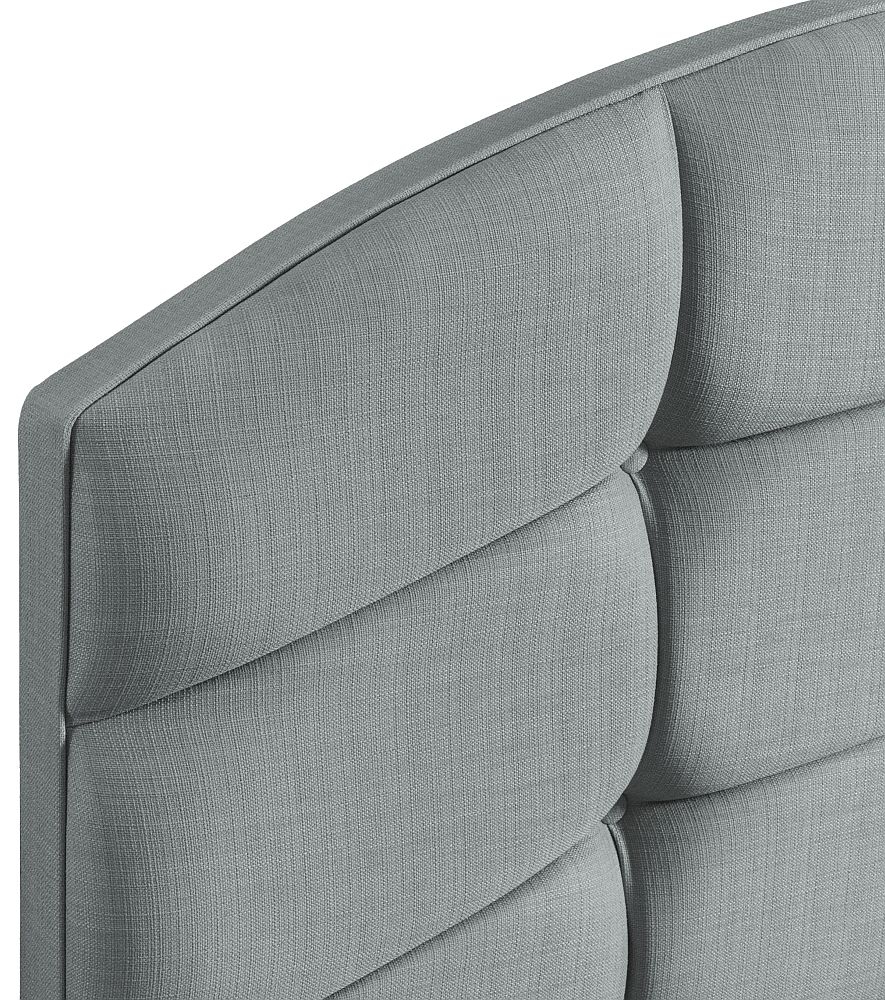 Product photograph of Pesaro Sky Fabric Headboard from Choice Furniture Superstore.