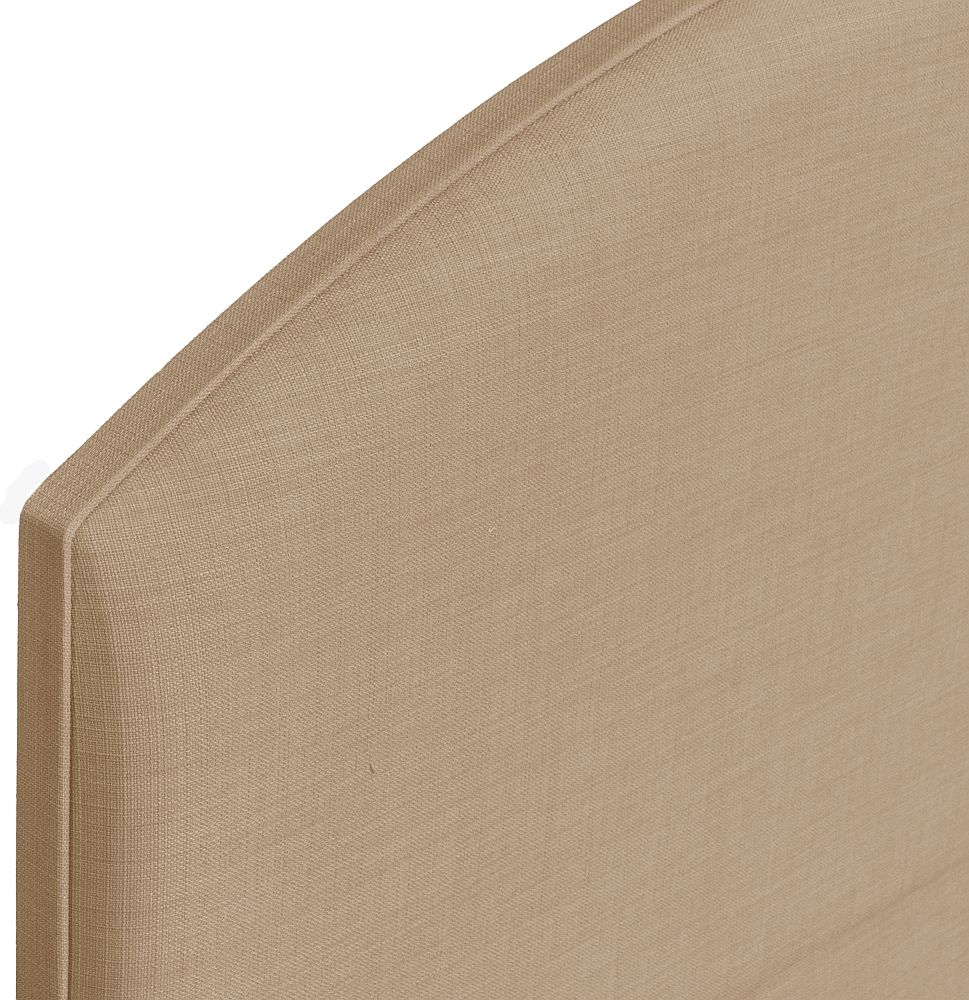 Product photograph of Monaco Oatmeal Fabric Floor Standing Headboard from Choice Furniture Superstore.