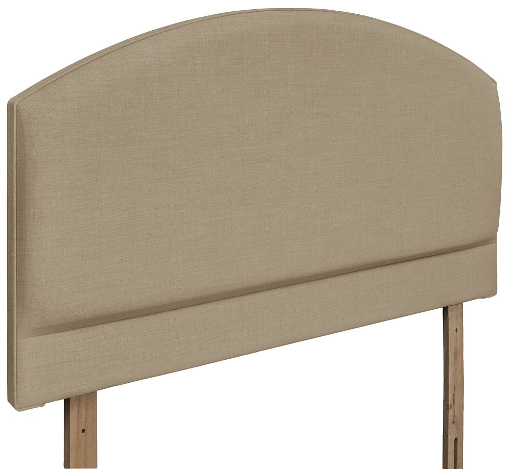 Product photograph of Monaco Sand Fabric Headboard from Choice Furniture Superstore.