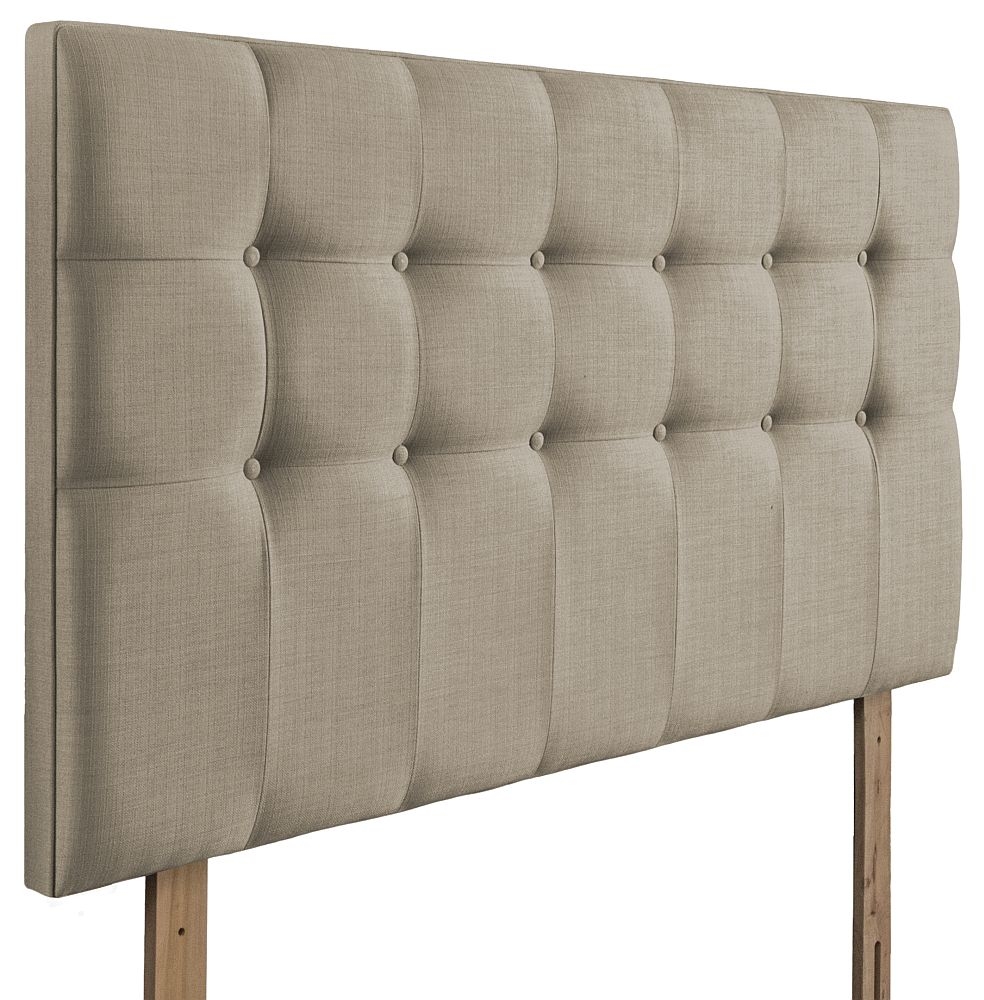 Product photograph of Ravello Fudge Fabric Headboard from Choice Furniture Superstore.