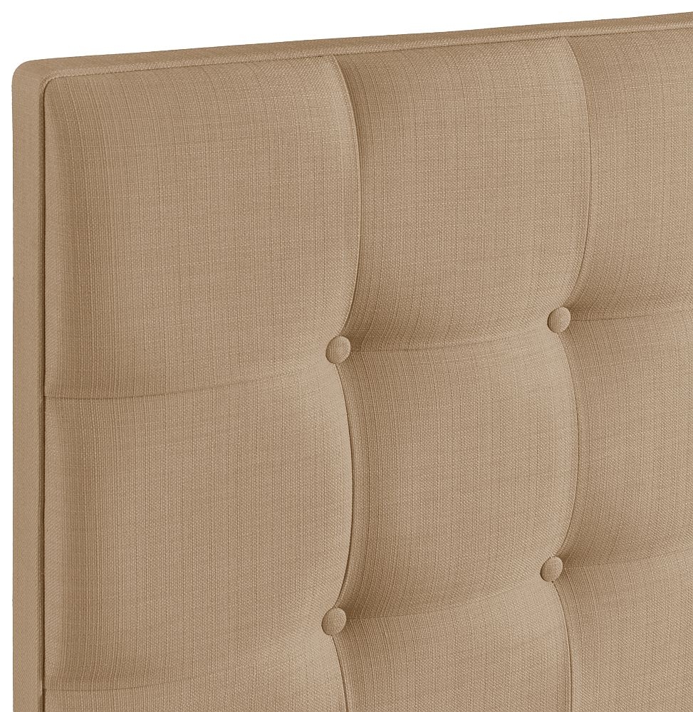 Product photograph of Ravello Oatmeal Fabric Headboard from Choice Furniture Superstore.