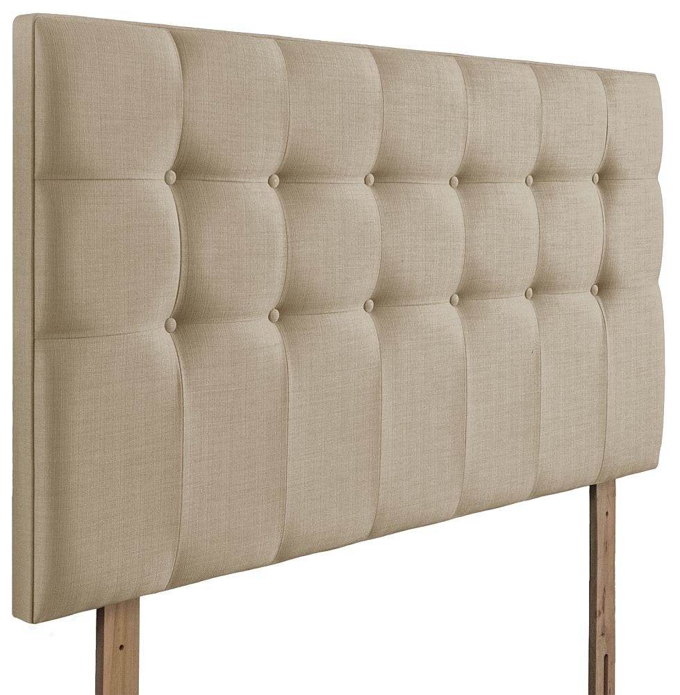 Product photograph of Ravello Sand Fabric Headboard from Choice Furniture Superstore.