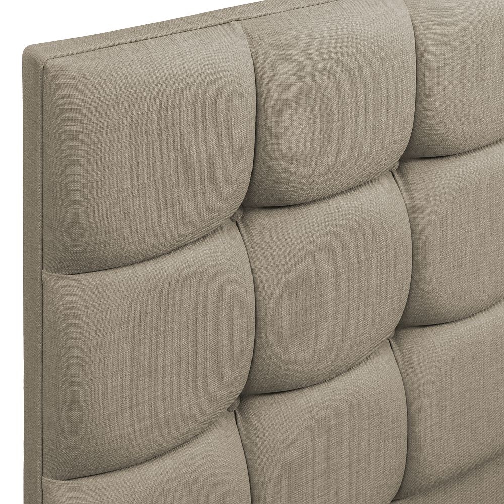 Product photograph of Roma Fudge Fabric Headboard from Choice Furniture Superstore.