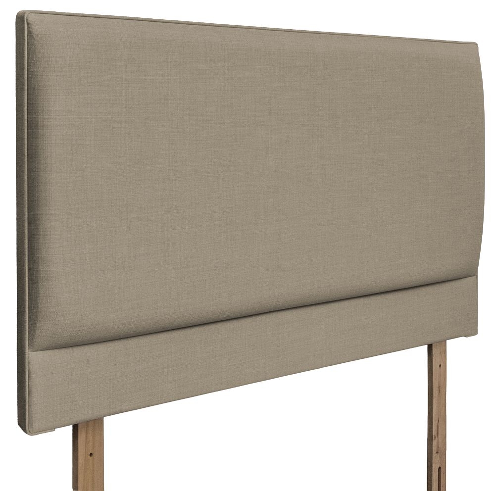 Product photograph of St Tropez Fudge Fabric Headboard from Choice Furniture Superstore.