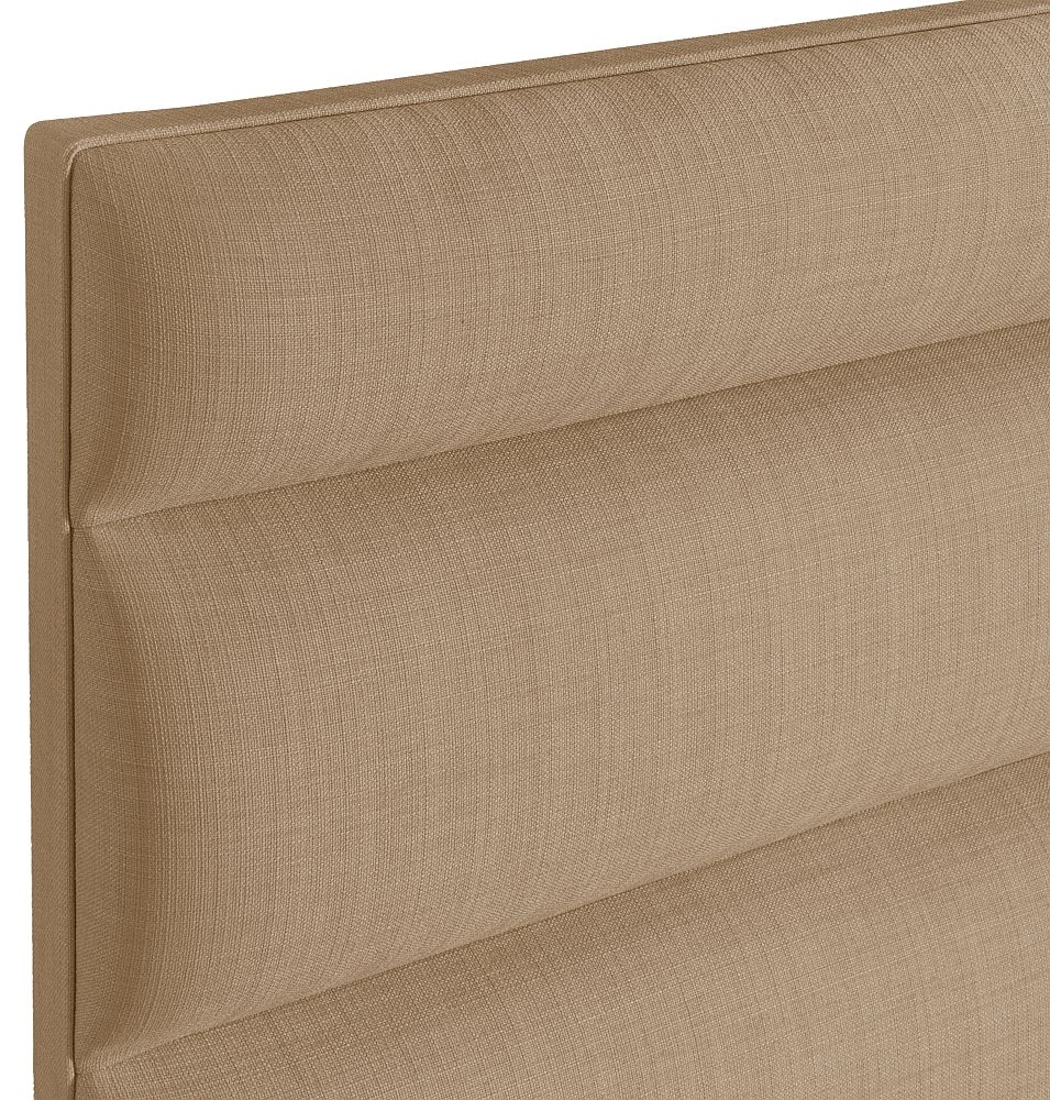 Product photograph of Monza Oatmeal Fabric Headboard from Choice Furniture Superstore.