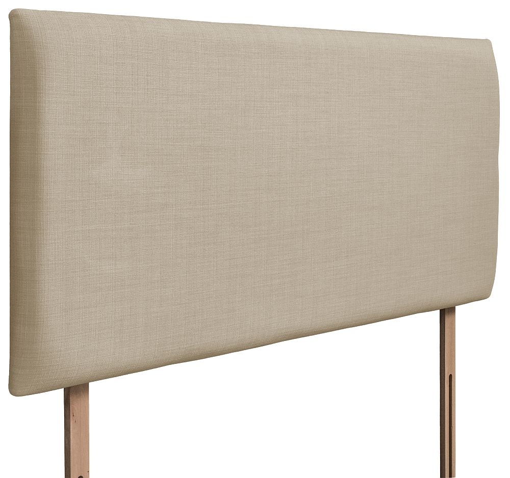 Product photograph of Taurus Sand Fabric Headboard from Choice Furniture Superstore.