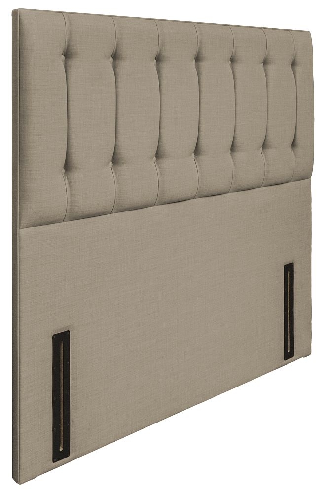 Product photograph of Tamar Grand Fudge Fabric Floor Standing Headboard from Choice Furniture Superstore.