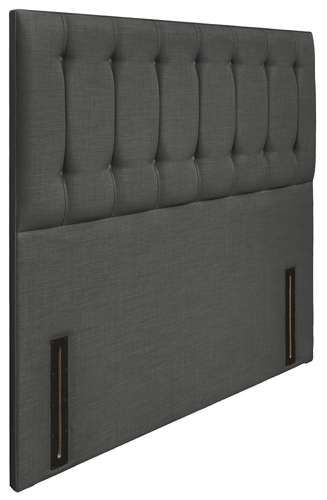 Product photograph of Tamar Grand Floor Standing Granite Fabric Headboard from Choice Furniture Superstore.
