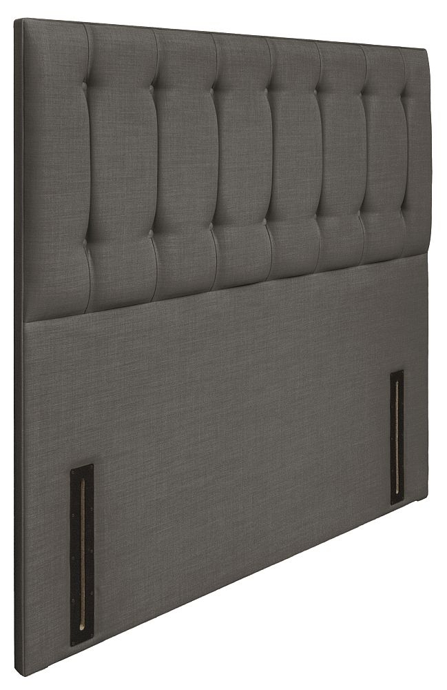 Product photograph of Tamar Grand Floor Standing Slate Fabric Headboard from Choice Furniture Superstore.
