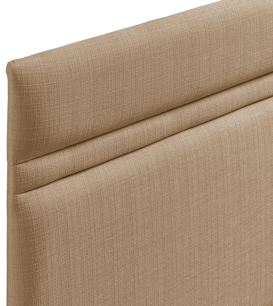 Product photograph of Nile Oatmeal Fabric Headboard from Choice Furniture Superstore.