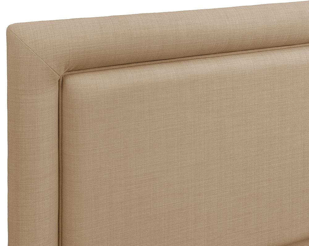 Product photograph of Rimini Oatmeal Fabric Headboard from Choice Furniture Superstore.