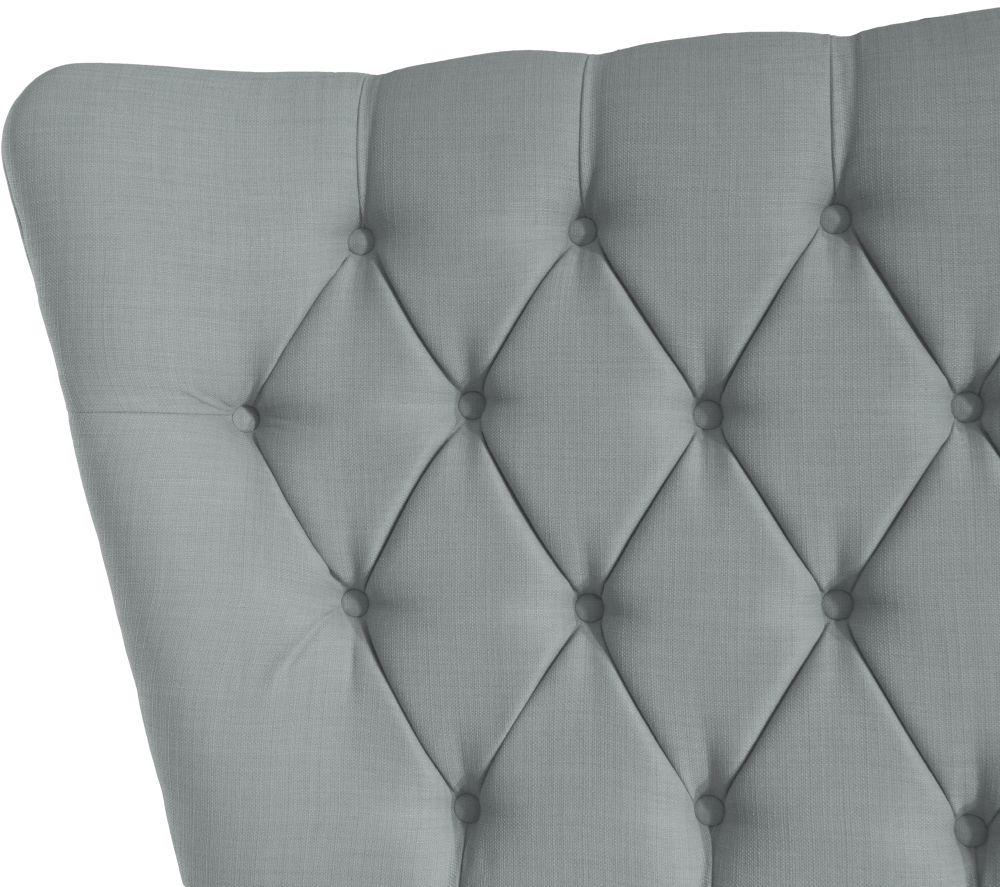 Product photograph of Charlotte Sky Floorstanding Fabric Headboard from Choice Furniture Superstore.