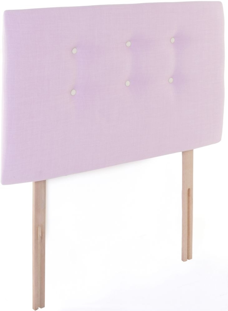 Product photograph of Eva Gem Pink Fabric Children Headboard from Choice Furniture Superstore.