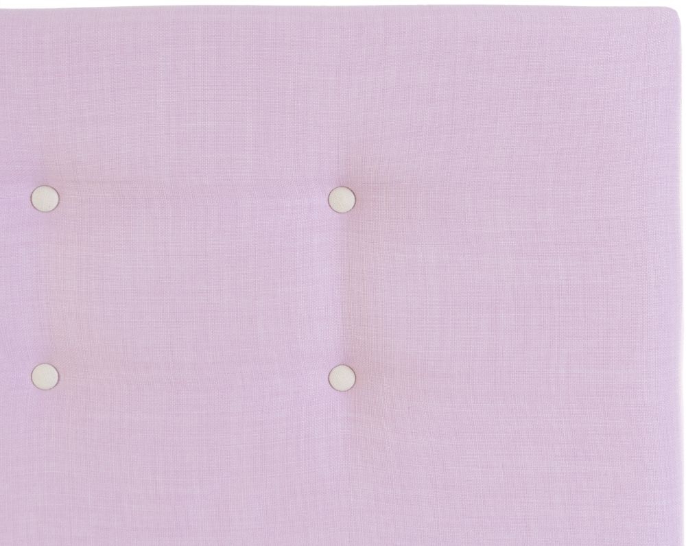 Product photograph of Eva Gem Pink Fabric Children Headboard from Choice Furniture Superstore.