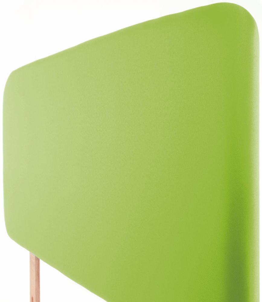 Product photograph of Starburst Lime Fabric Children Headboard from Choice Furniture Superstore.