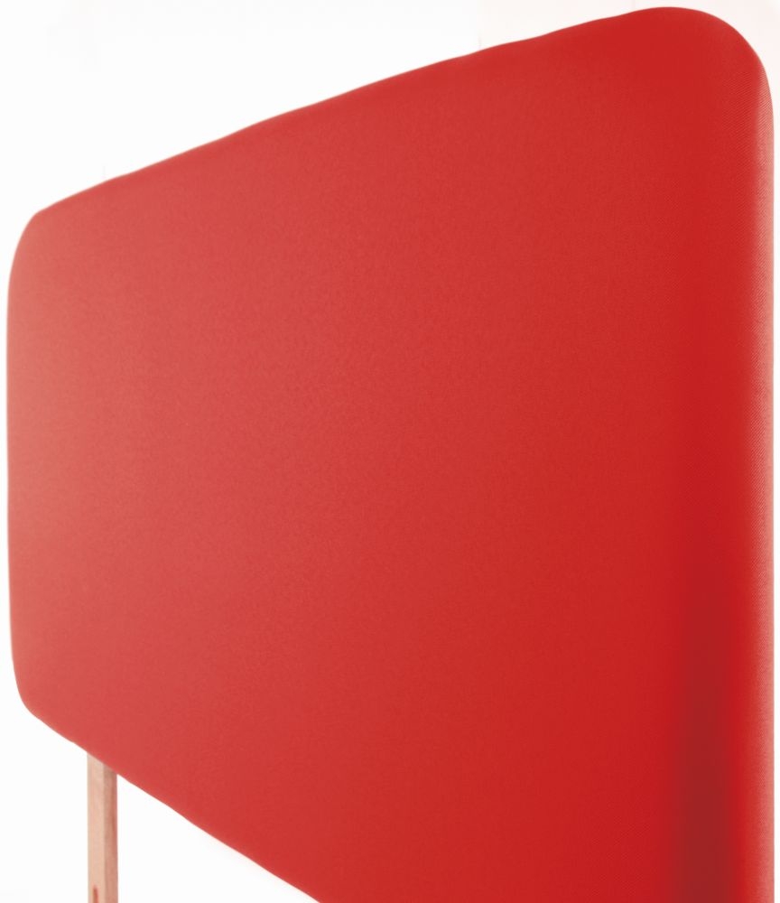 Product photograph of Starburst Red Fabric Children Headboard from Choice Furniture Superstore.