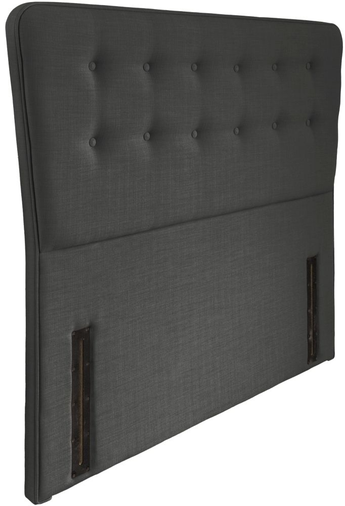 Product photograph of Manhattan Granite Fabric Floor Standing Headboard from Choice Furniture Superstore.